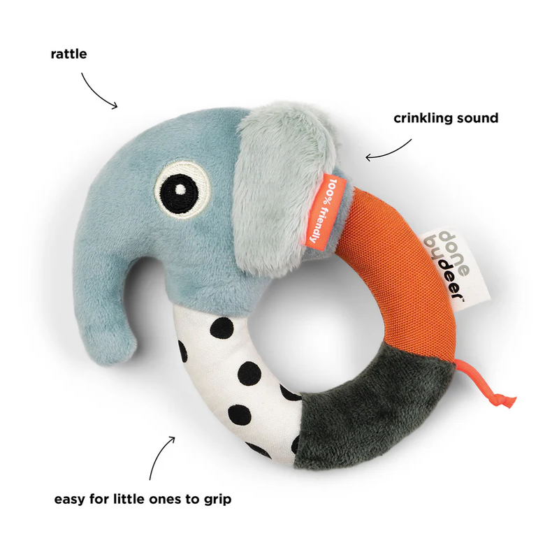 Produktbild: Donebydeer - Ringrassel von donebydeer im Onlineshop von dasMikruli - Dein Shop für Baby Erstausstattung