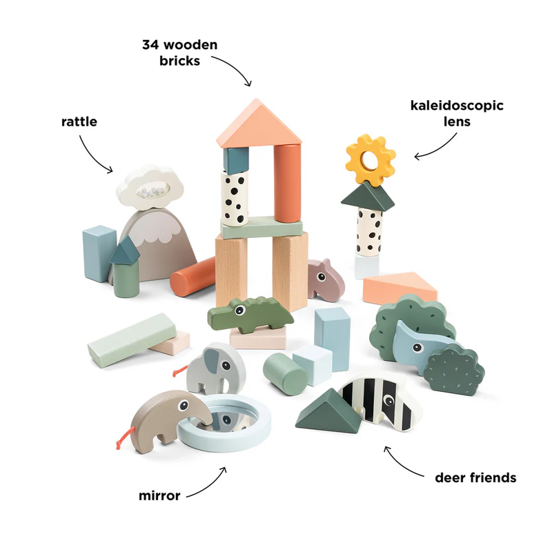 Produktbild: Donebydeer - Bausteine von donebydeer im Onlineshop von dasMikruli - Dein Shop für Baby Erstausstattung