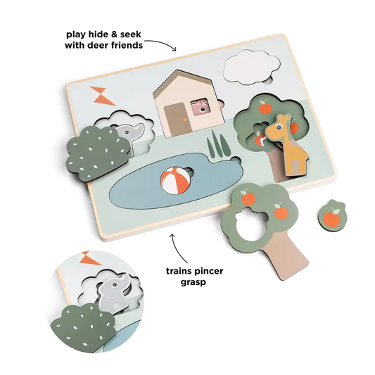 Produktbild: Donebydeer - Schichtenpuzzle von donebydeer im Onlineshop von dasMikruli - Dein Shop für Baby Erstausstattung