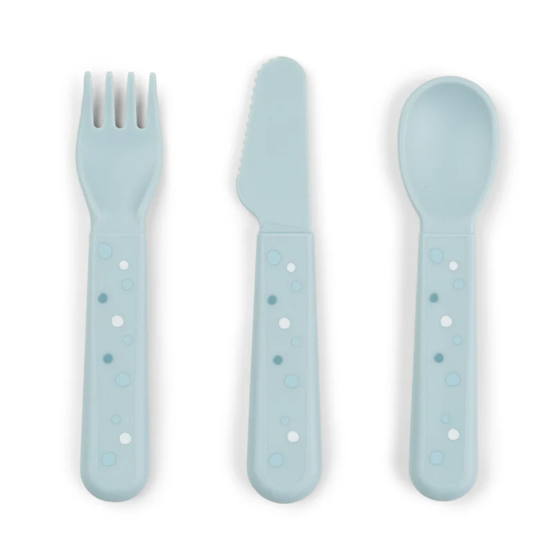 Produktbild: donebydeer - Foodie Besteck Set - Happy Dots von donebydeer im Onlineshop von dasMikruli - Dein Shop für Baby Erstausstattung