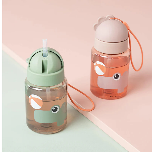 Produktbild: Donebydeer - Trinkflasche mit Stohhalm von donebydeer im Onlineshop von dasMikruli - Dein Shop für Baby Erstausstattung