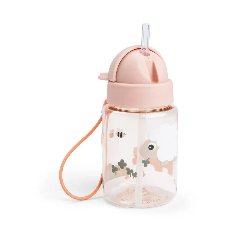Produktbild: Donebydeer - Trinkflasche mit Stohhalm von donebydeer im Onlineshop von dasMikruli - Dein Shop für Baby Erstausstattung