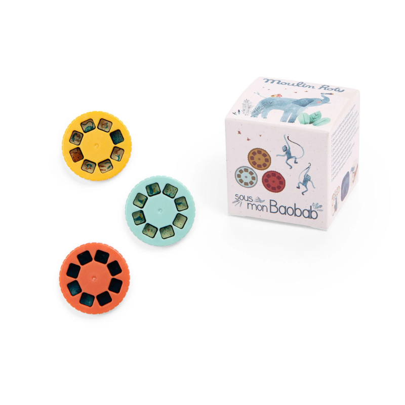 Produktbild: Moulin Roty - 3 Disketten für Geschichtenlampe von Moulin Roty im Onlineshop von dasMikruli - Dein Shop für Baby Erstausstattung