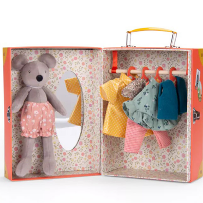 Moulin Roty - Garderobenkoffer Maus Nini