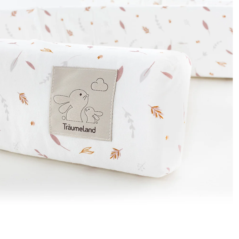 Produktbild: Träumeland - Bettschlange Naturlieb rosa von Träumeland im Onlineshop von dasMikruli - Dein Shop für Baby Erstausstattung