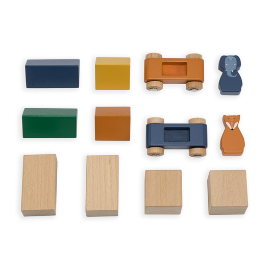 Trixie - Holzstraßenpuzzle mit Zubehör