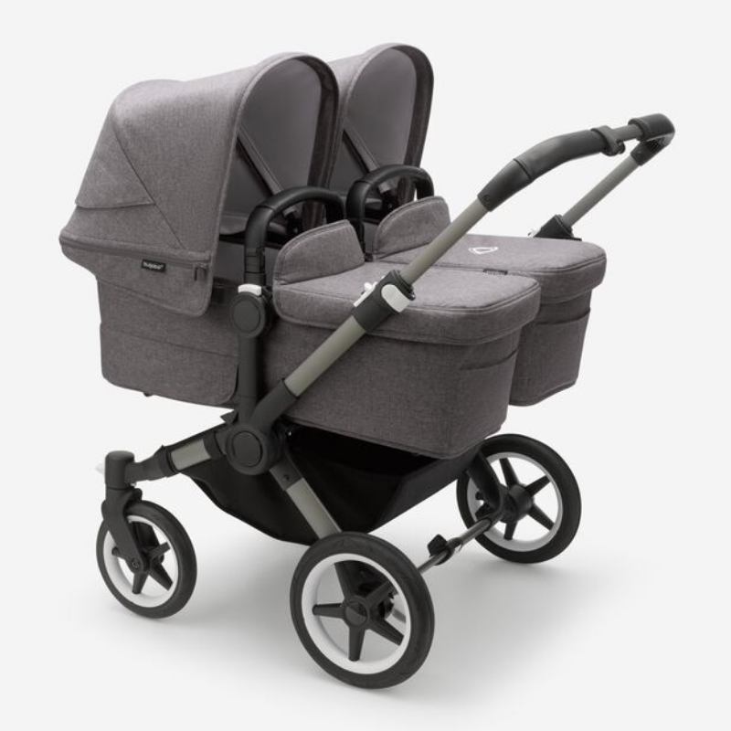 Produktbild: Bugaboo - Donkey 5 Twin Kinderwagen mit Liegewanne und Sitz von Bugaboo im Onlineshop von dasMikruli - Dein Shop für Baby Erstausstattung