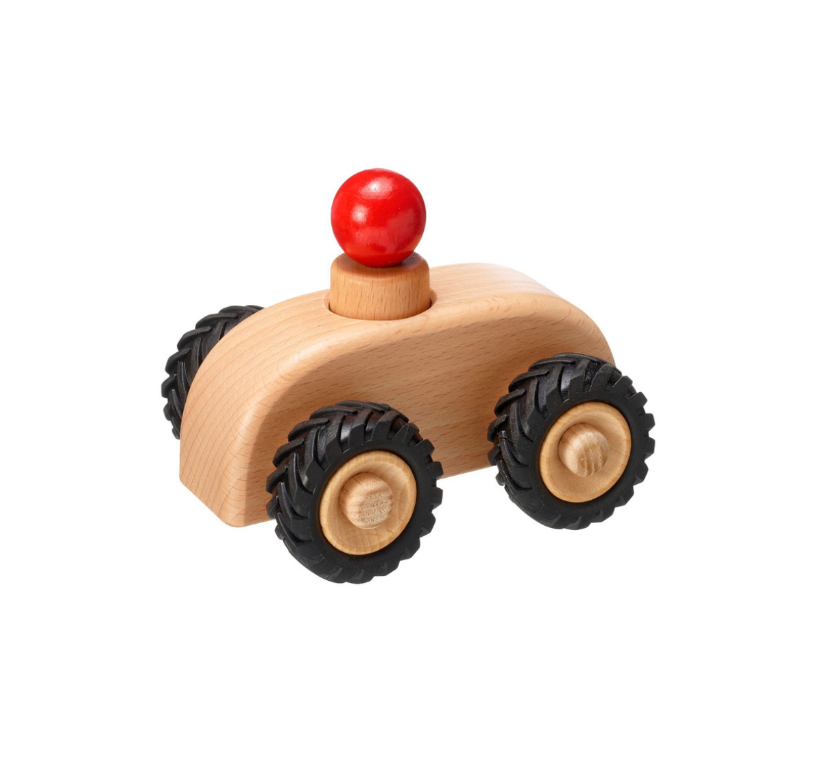fagus Micro Car aus Holz – mit Spielfigur