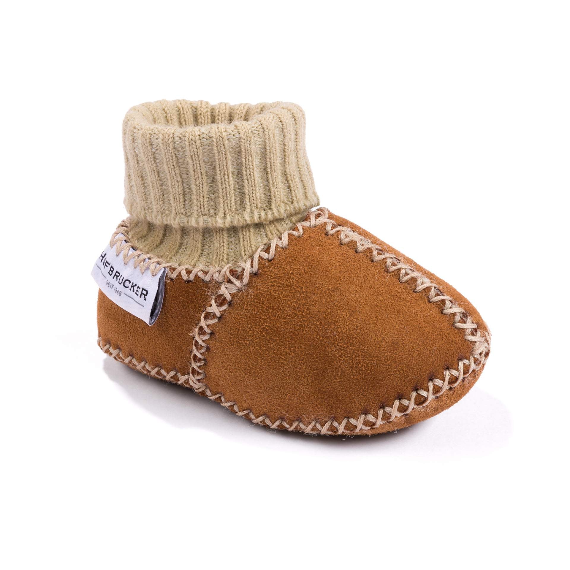 Produktbild: Hofbrucker - Lammfell Hüttenschuhe chestnut von Hofbrucker im Onlineshop von dasMikruli - Dein Shop für Baby Erstausstattung