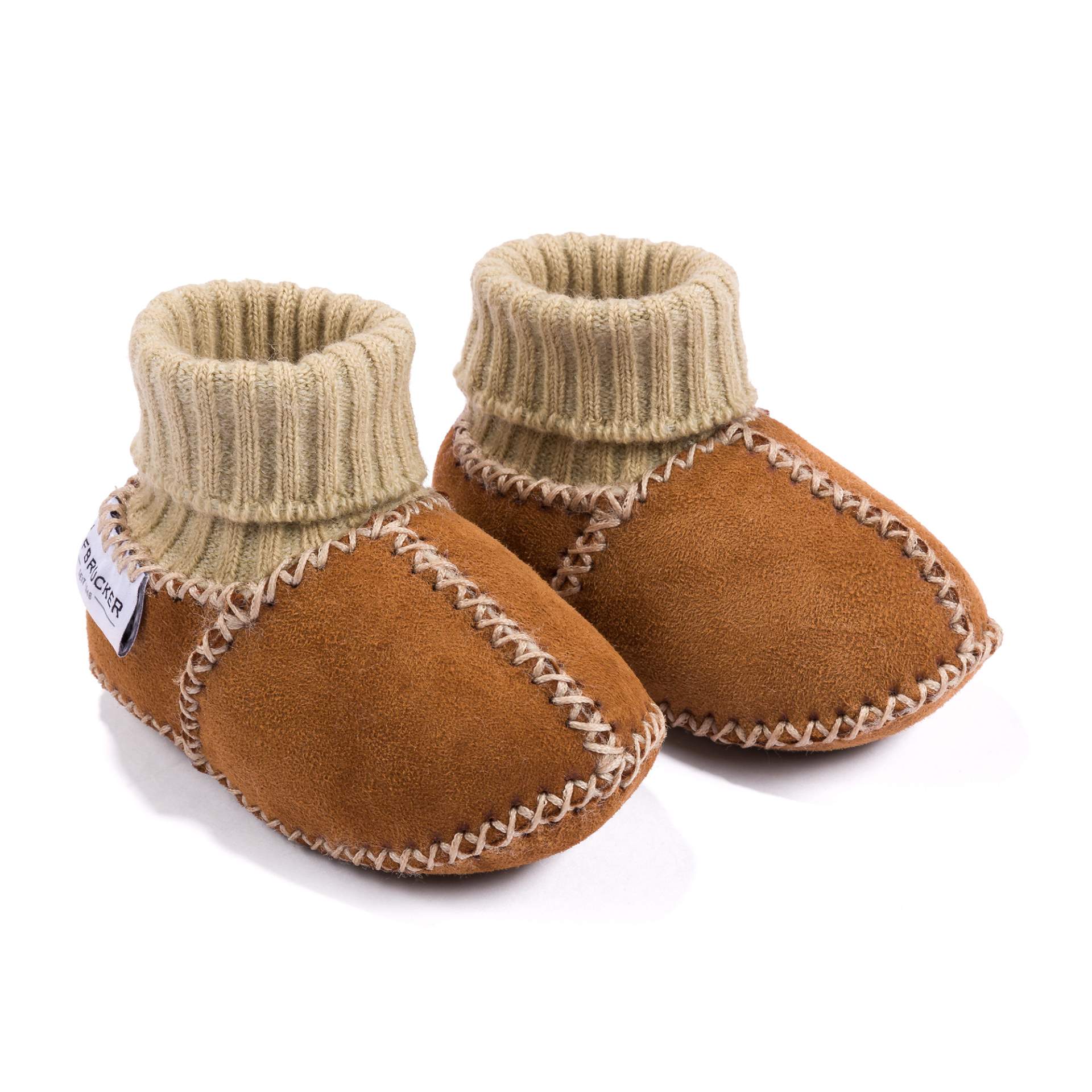 Produktbild: Hofbrucker - Lammfell Hüttenschuhe chestnut von Hofbrucker im Onlineshop von dasMikruli - Dein Shop für Baby Erstausstattung