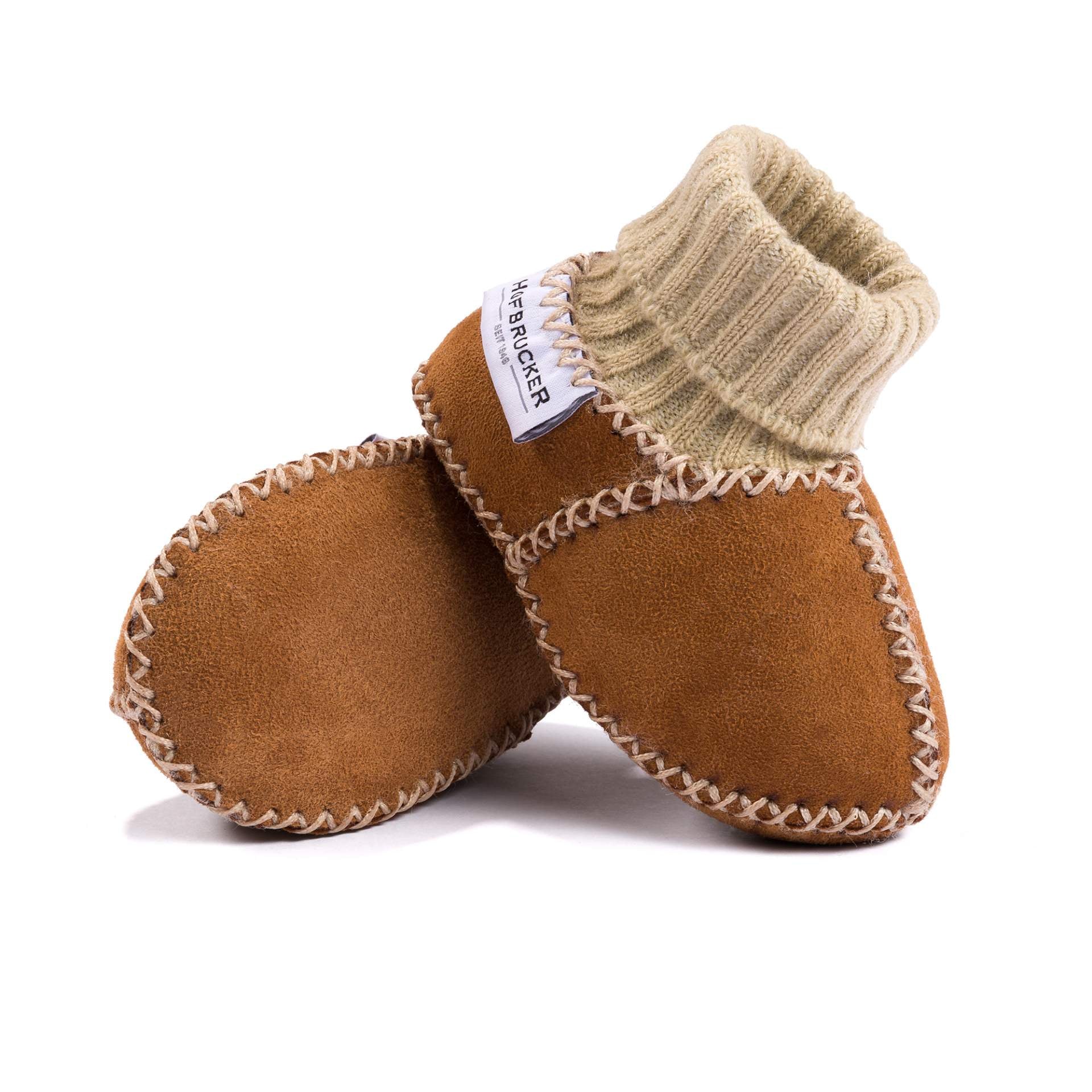 Produktbild: Hofbrucker - Lammfell Hüttenschuhe chestnut von Hofbrucker im Onlineshop von dasMikruli - Dein Shop für Baby Erstausstattung