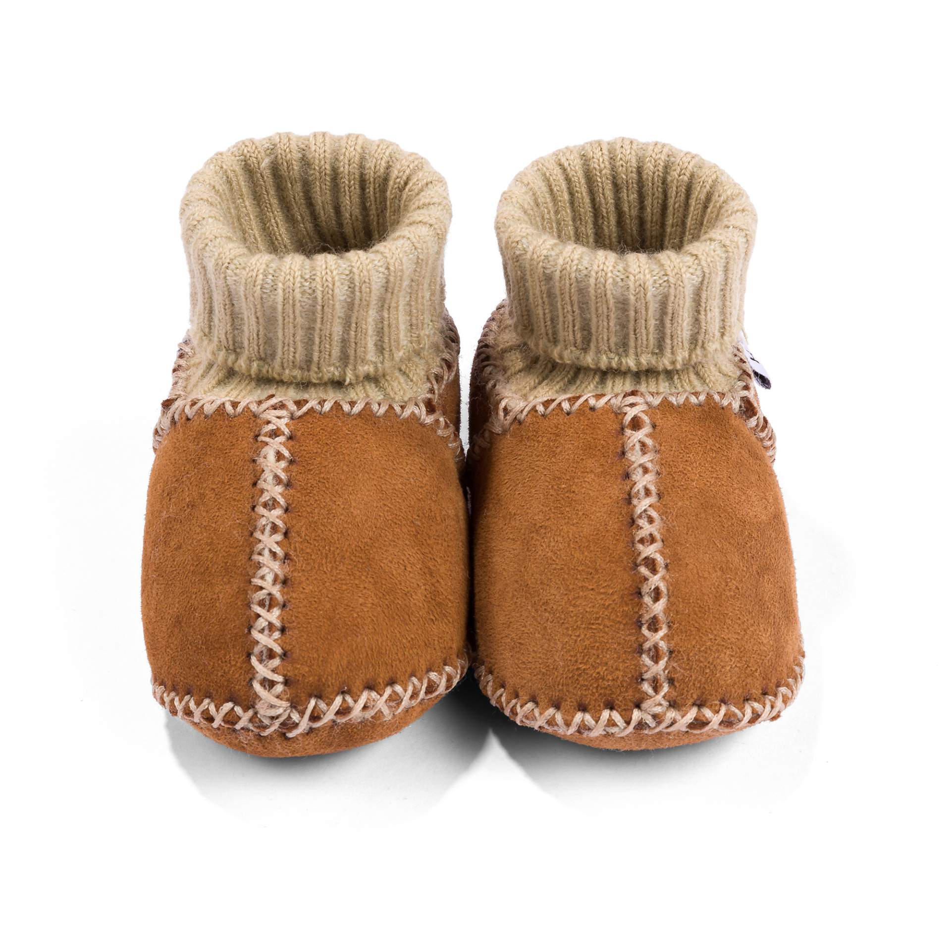 Produktbild: Hofbrucker - Lammfell Hüttenschuhe chestnut von Hofbrucker im Onlineshop von dasMikruli - Dein Shop für Baby Erstausstattung