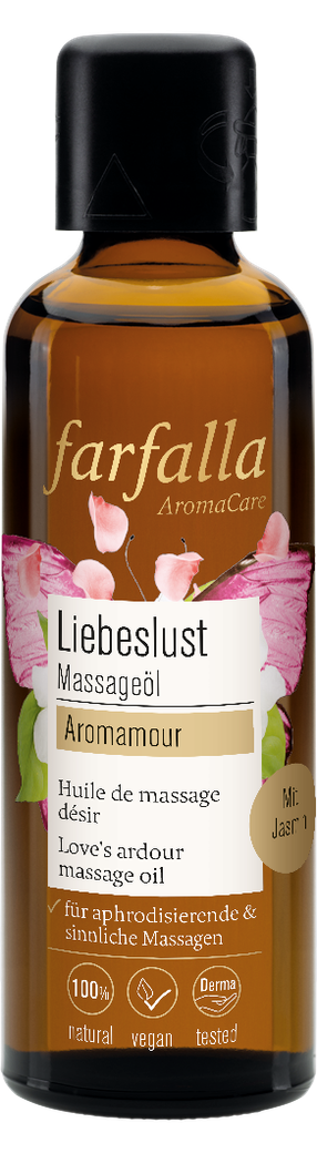 Produktbild: Aromamour, Liebeslust Massageöl von farfalla im Onlineshop von dasMikruli - Dein Shop für Baby Erstausstattung