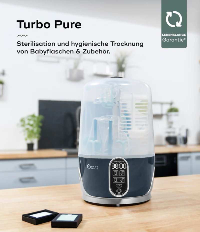 Babymoov - Dampfsterilisator & Flaschentrockner Turbo Pure