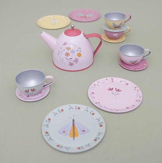 Produktbild: Little Dutch - Tee-Set Flowers&Butterflies von little dutch im Onlineshop von dasMikruli - Dein Shop für Baby Erstausstattung