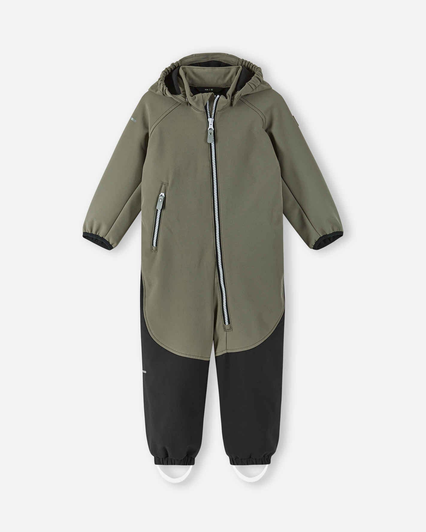 Produktbild: Reima - Softshell Overall Mjosa - Greyish green von reima im Onlineshop von dasMikruli - Dein Shop für Baby Erstausstattung