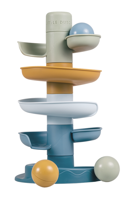 Produktbild: Little Dutch - Spiralturm Blau von little dutch im Onlineshop von dasMikruli - Dein Shop für Baby Erstausstattung
