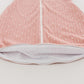 Träumeland - Schlafsack GOTS zertifiziert - Blätter rosa