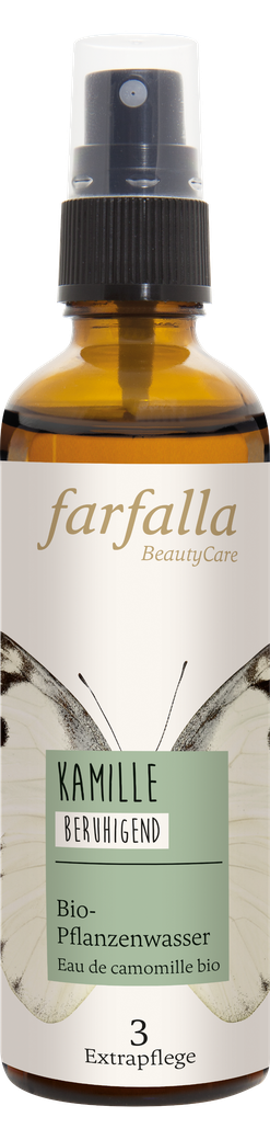 Produktbild: Farfalla - Kamille, Bio-Pflanzenwasser, beruhigend von farfalla im Onlineshop von dasMikruli - Dein Shop für Baby Erstausstattung