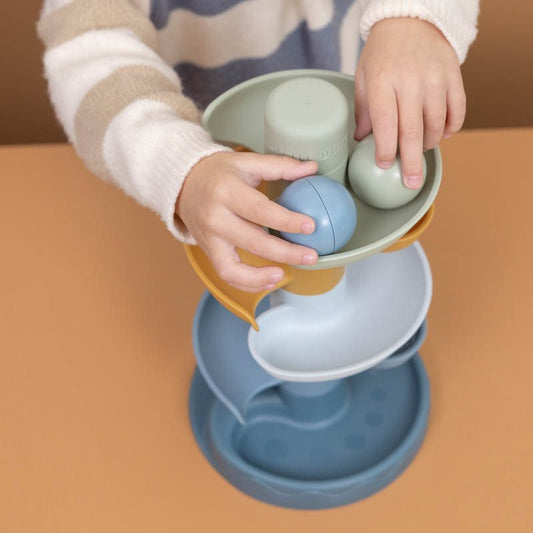 Produktbild: Little Dutch - Spiralturm Blau von little dutch im Onlineshop von dasMikruli - Dein Shop für Baby Erstausstattung