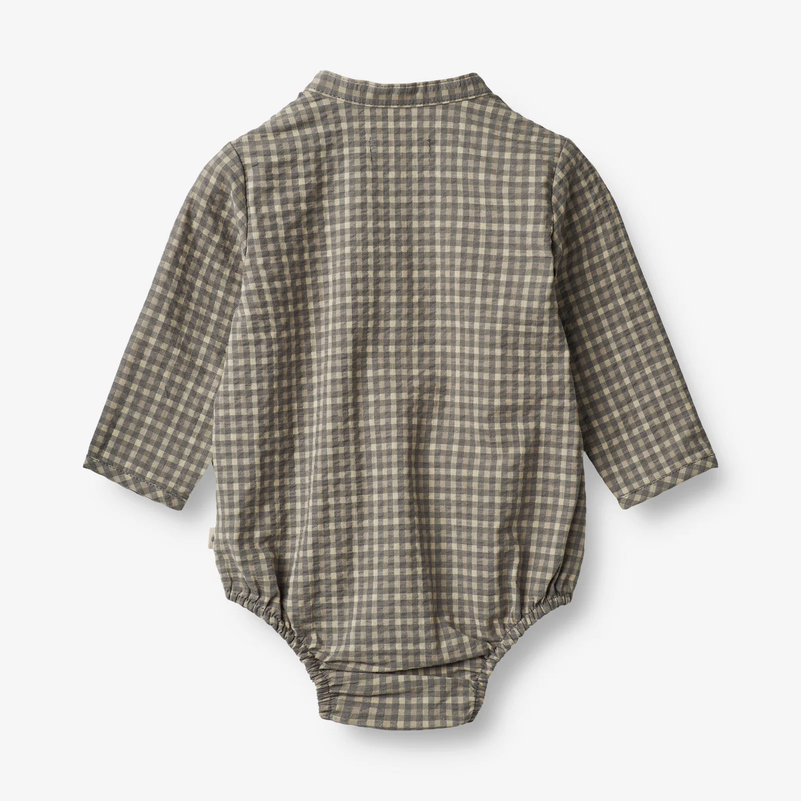 Produktbild: wheat - Stramplershirt aus Seersucker von wheat im Onlineshop von dasMikruli - Dein Shop für Baby Erstausstattung