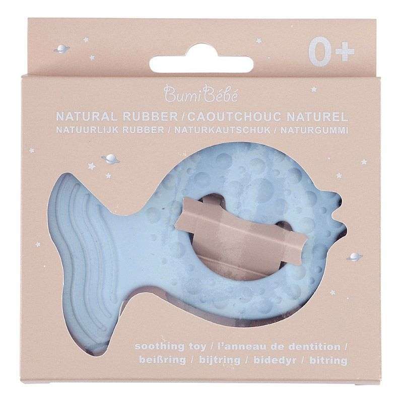 Produktbild: Hevea - Bumi bébé Beißring Fisch- Naturkautschuk von HEVEA im Onlineshop von dasMikruli - Dein Shop für Baby Erstausstattung