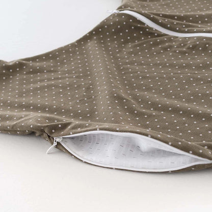 Träumeland - Schlafsack light "to-Go" - Pünktchen oliv