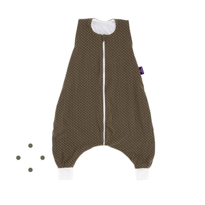 Träumeland - Schlafsack light "to-Go" - Pünktchen oliv