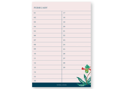 A-Journal - Geburtstagskalender