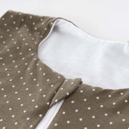 Träumeland - Schlafsack light "to-Go" - Pünktchen oliv