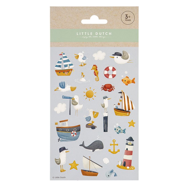 Produktbild: Little Dutch - Stickers Sailors Bay von little dutch im Onlineshop von dasMikruli - Dein Shop für Baby Erstausstattung