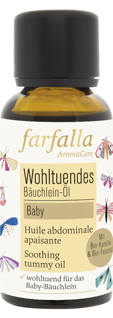 Produktbild: Farfalla - Wohltuendes Bäuchleinöl, Fenchel Kamille von farfalla im Onlineshop von dasMikruli - Dein Shop für Baby Erstausstattung