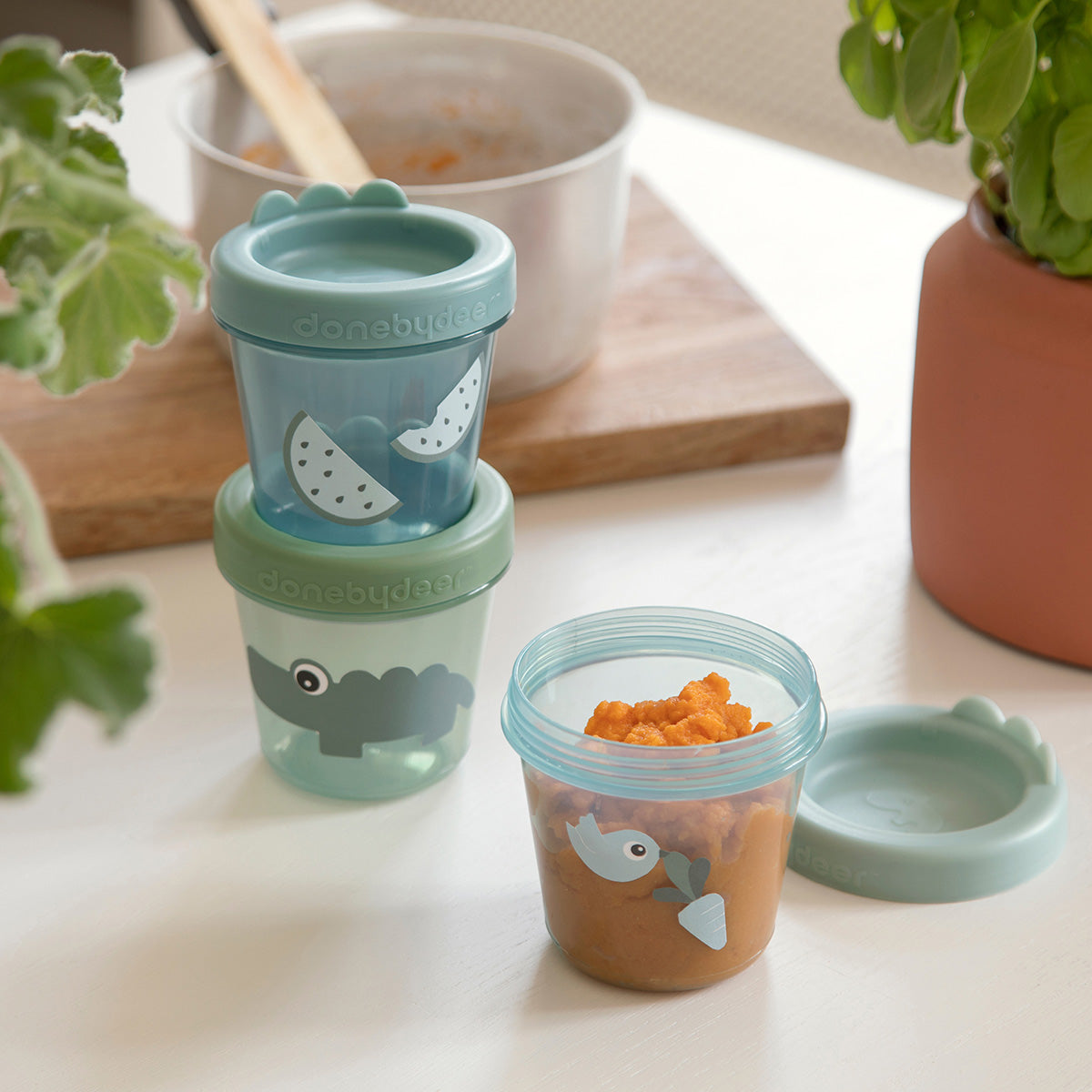 Produktbild: Baby food container 3-Pack von donebydeer im Onlineshop von dasMikruli - Dein Shop für Baby Erstausstattung