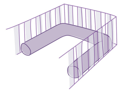 Träumeland - Bettschlange Twister beige