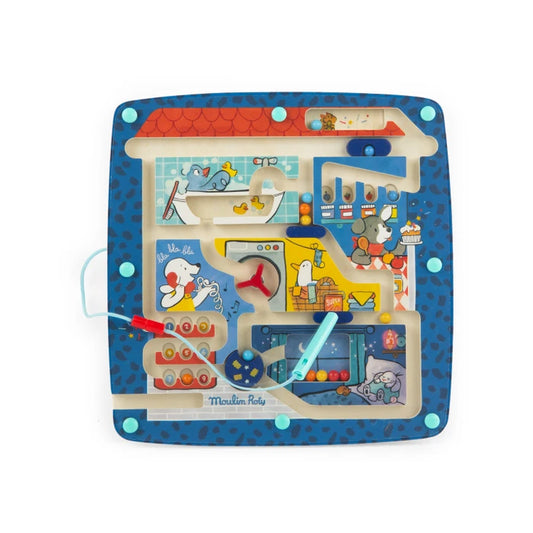 Moulin Roty - Magnetisches Labyrinth Puce & Pilou