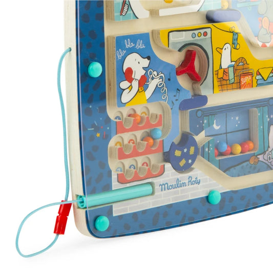 Moulin Roty - Magnetisches Labyrinth Puce & Pilou