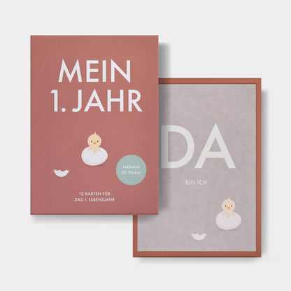 Kartenmarie - Milestonekarten Küken Box