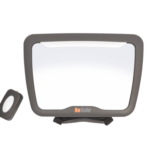 Produktbild: BeSafe - Babyspiegel XL² mit Licht von BeSafe im Onlineshop von dasMikruli - Dein Shop für Baby Erstausstattung