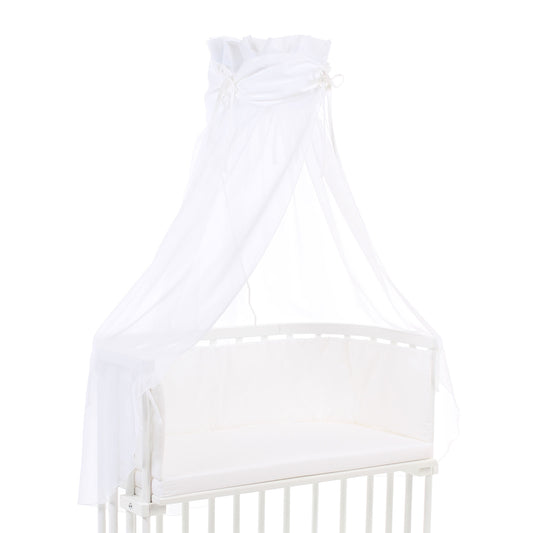 Produktbild: Babybay - Himmel Organic Cotton mit Schleife passend für alle Modelle von babybay im Onlineshop von dasMikruli - Dein Shop für Baby Erstausstattung