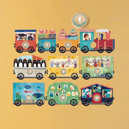 Produktbild: londji - Puzzle My little Train von londji im Onlineshop von dasMikruli - Dein Shop für Baby Erstausstattung