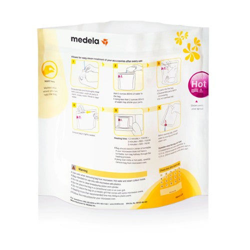 Produktbild: Medela - Quik Clean Mikrowellenbeutel von Medela im Onlineshop von dasMikruli - Dein Shop für Baby Erstausstattung