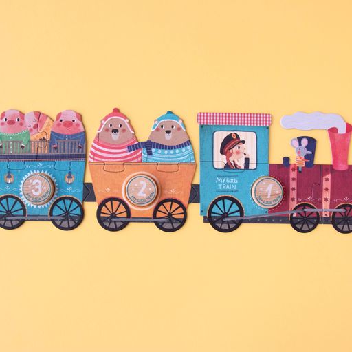 Produktbild: londji - Puzzle My little Train von londji im Onlineshop von dasMikruli - Dein Shop für Baby Erstausstattung