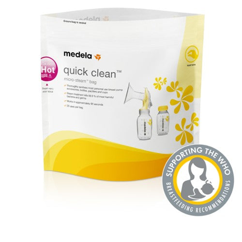 Produktbild: Medela - Quik Clean Mikrowellenbeutel von Medela im Onlineshop von dasMikruli - Dein Shop für Baby Erstausstattung