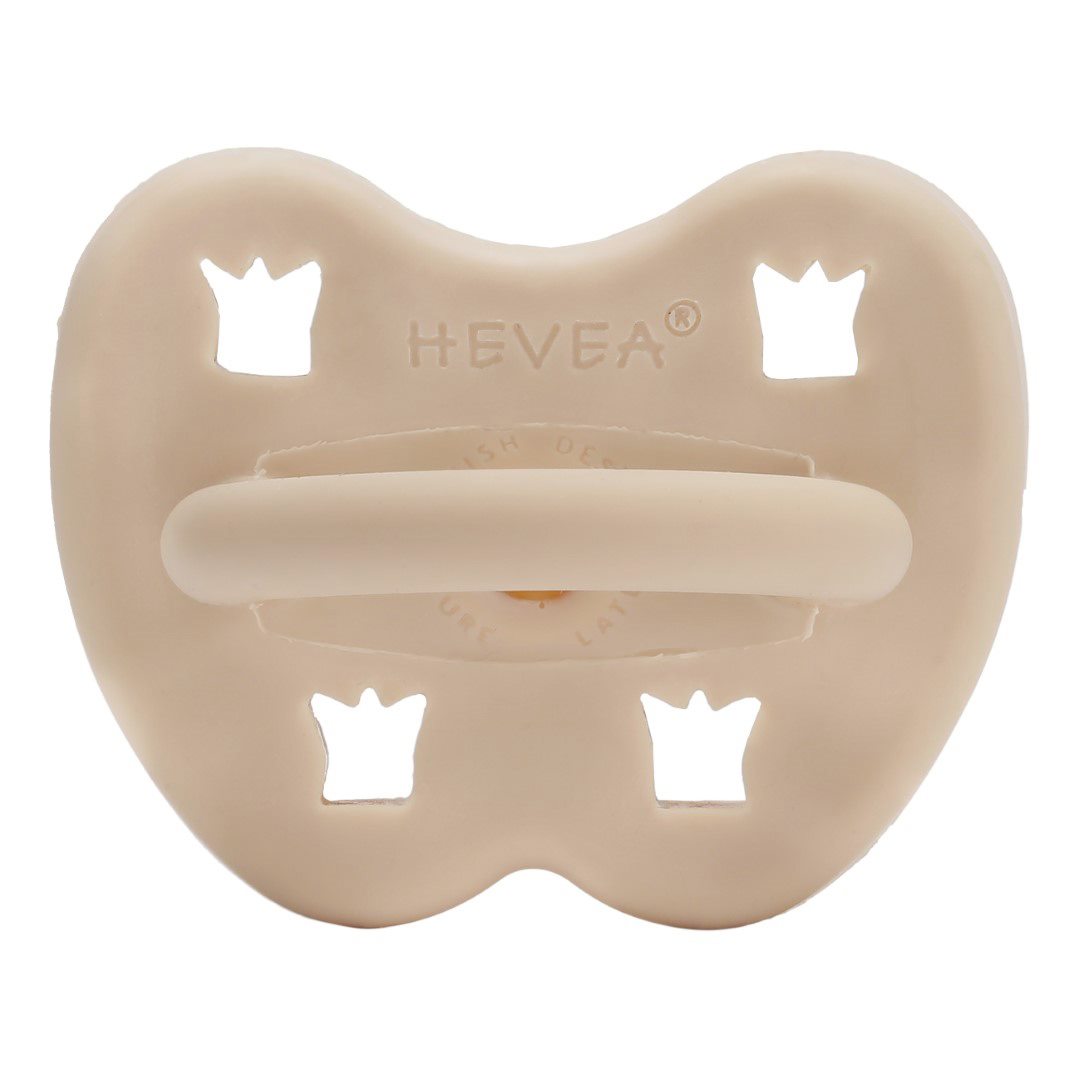 Produktbild: Hevea - Schnuller - Naturkautschuk / kiefergerecht / Krone/ ab 3 Mon. von HEVEA im Onlineshop von dasMikruli - Dein Shop für Baby Erstausstattung