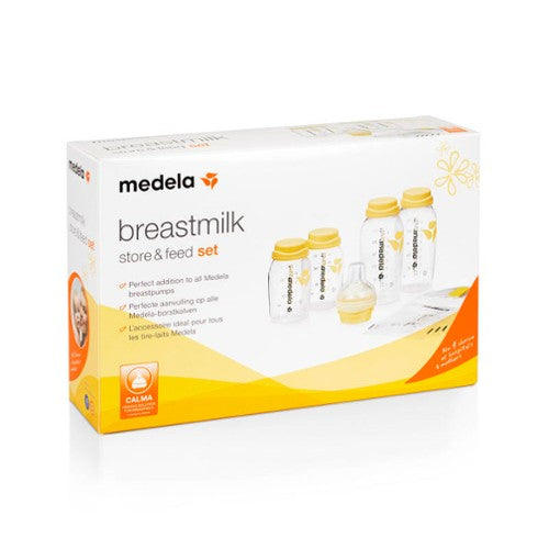 Produktbild: Medela - Flaschenset inkl. Calma von Medela im Onlineshop von dasMikruli - Dein Shop für Baby Erstausstattung