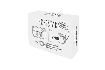 Hoppstar -Papierrollen - selbstklebend - 3er Nachfüllpack - für HOPPSTAR ARTIST Kamera